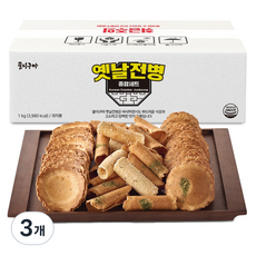 Kkuliguma 古早味綜合煎餅組, 1kg, 3盒