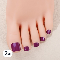 Blue Cozy 亮眼足部美甲貼, 2個, 類型 12