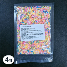 이홈베이킹 레인보우 스프링클, 40g, 4개