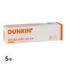 던킨도너츠 에스프레소 블렌드 캡슐커피, 5g, 20개입, 5개 5g, 20개입, 5개