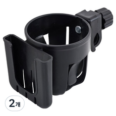 All Shield 輪椅二合一杯架 01 茶杯架支架 黑色, 2個