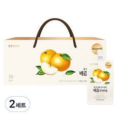 천호엔케어 물 한 방울 넣지 않은 배즙 프리미엄 30p, 3L, 2세트