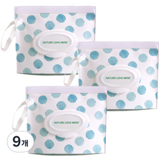 NATURE LOVE MERE 乾巾分裝袋, 水滴, 9個