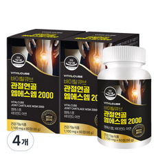 VITALCUBE MSM 2000保健錠, 4個, 66g