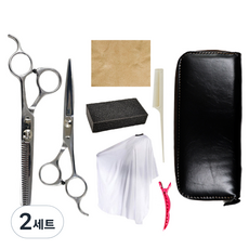 데일리프렌즈 미용실전용 가위 세트 H40, 혼합색상, 2세트