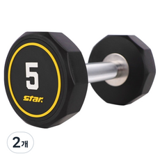 스타스포츠 스타 TPE 아령 ER108L-03, 5kg, 2개