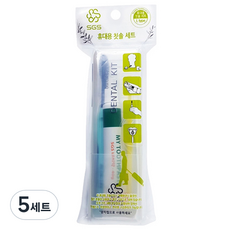 SGS 휴대용 덴탈키트 양치세트 L, 5세트