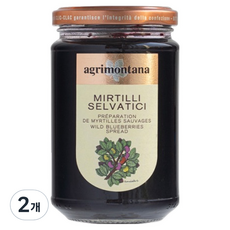 아그리몬타나 와일드 베리잼, 2개, 330g