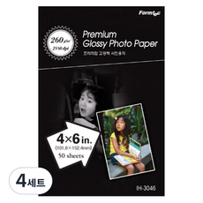 Formtec 高光澤相紙 260g IH-3046, 4X6, 200個
