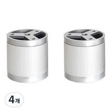 螺紋腳 銀色 50mm, 4個