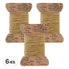 閃亮金線 3入, 金色, 6套