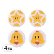 호후 닌텐도 스위치 / 라이트 조이콘 커버, 마리오별 + 종, 4세트