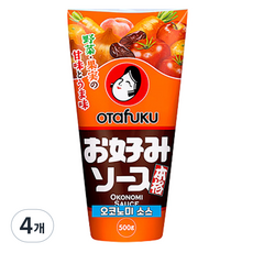 오타후쿠 오코노미 소스, 500g, 4개