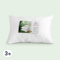 韓國製造 KIT HOME 芬多精超細纖維枕芯, 白色, 3個