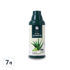 맑은농장 유기농 알로에베라 겔, 1.05L, 7개