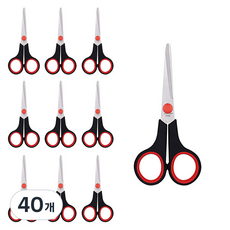 ABM 辦公用剪刀 中, 40個, 混合顏色