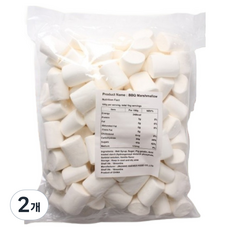 BBQ用棉花糖, 1kg, 2個