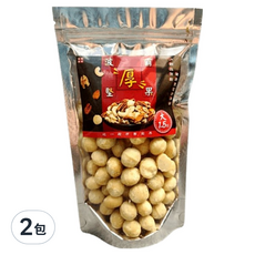 品鮮生活 波霸堅果特大原味夏威夷果, 2包, 300g