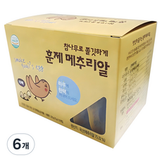 행복담기 훈제 메추리알, 6개, 225g