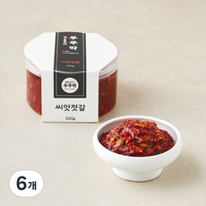 순봉이네부뚜막 씨앗젓갈, 250g, 6개