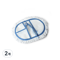 SamJeong CleanMaster 超細纖維拖把 大 替換用, 2個