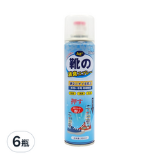 TAMURA 鞋襪消臭抗菌噴霧 360ml 6瓶 保持足部清新乾爽