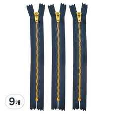 동대문단추왕 청바지 수선 고급 지퍼 17.5cm, 네이비, 9개