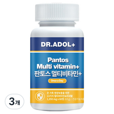 닥터아돌 판토스 멀티비타민+ 63g, 3개, 60정