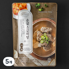 신세계푸드 호텔컬렉션 에센셜 순살 소갈비탕 냉장, 450g, 5개