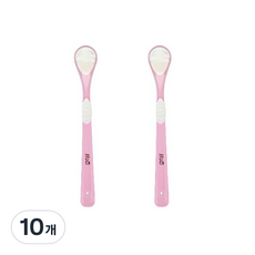 오픈스페이스 2in1 휴대용 혀클리너 핑크, 50g, 10개