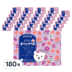 포포랑 부착형 핫팩 50g, 180개