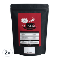 SALES CAFE 衣索比亞耶加雪菲頂級G2咖啡豆, 200g, 2個, 咖啡原豆(不研磨)