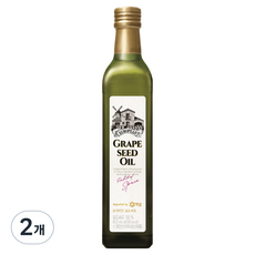 CJ BEKSUL 白雪 歐式瓶裝葡萄籽油, 2個, 500ml