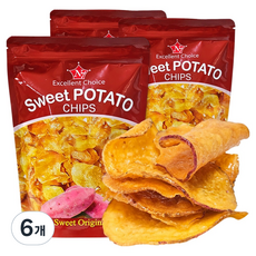 뉴트리365 엔세븐 스위트 포테이토 칩, 100g, 6개