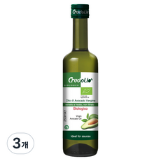 크루돌리오 유기농 버진 아보카도오일, 3개, 250ml