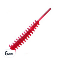 버클리 타치 샌드사딘 갈치웜 플라이훅 6.35cm 10p, 레드, 10g, 6세트