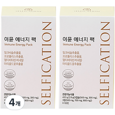 셀피케이션 이뮨 에너지 팩 15p, 43.5g, 4개