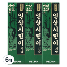 MEDIAN 麥迪安 仁山竹鹽抗敏感護理牙膏, 6條