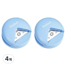 동아피엠에스 라운드 코너 커터기, 블루, 4개