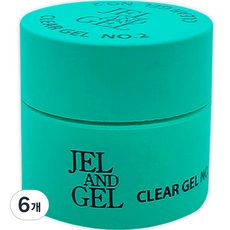 MEIBROWN Gel&Angel Clear凝膠指甲延長 5g, 透明, 6個