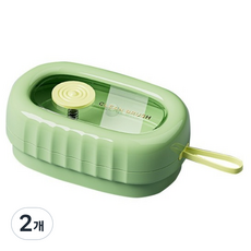 Younitree 可填充洗劑清潔刷, 綠色, 2個