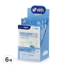 대일밴드 아쿠아뉴 반창고, 20개입, 6개