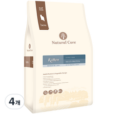 네츄럴코어 고양이 베네 기능성 사료, 키튼, 2kg, 4개