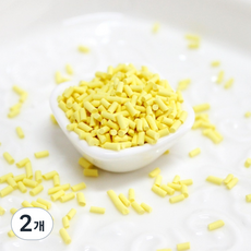 가드 벨리타 스팽글 DIY 슬라임 만들기재료 100g, 2개, 옐로