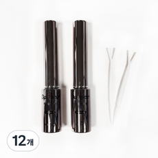 高級睫毛膠水, 黑色, 12個