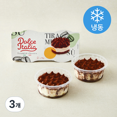 돌체이탈리아 티라미수 케이크 (냉동), 90g, 3개, 2개입