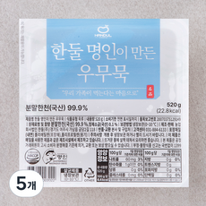 한둘 명인이 만든 우무묵, 520g, 1개입, 5개