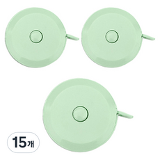 라붐 파스텔톤 미니 줄자 민트, 15개, 1.5m