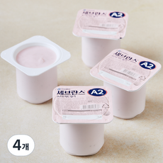연세유업 세브란스 A2 요거트 딸기 4개입, 80g, 4개
