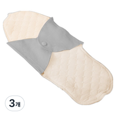 幸福夢想 防漏防水墊 灰色 XL, 3個, 1入